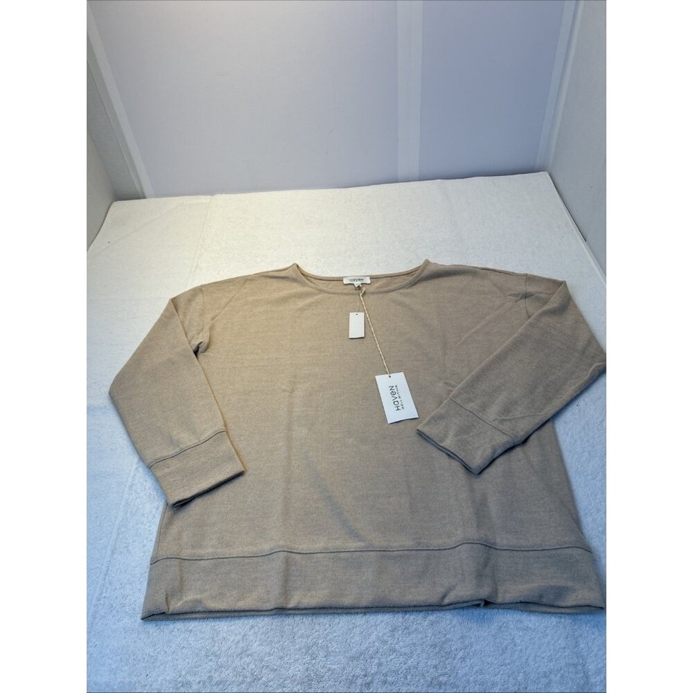 Haven Well Within Scoop Neck Sweater - Sandstone